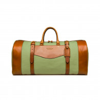 Large Sutherland Bag in Safari Green and Mid Tan