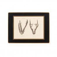 Antler Print Traditional Place Mat - Roe Buck