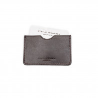 Business Card Holder in Dark Tan