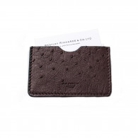 Business Card Holder in Ostrich