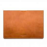 Leather Document Holder in Mid Tan