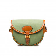 100Rd Anson Cartridge Bag in Safari Green & Mid Tan