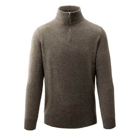 Cashmere Malvern 1/4 Zip in Graystone