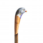 Hand Carved Wood Pigeon Walking Stick