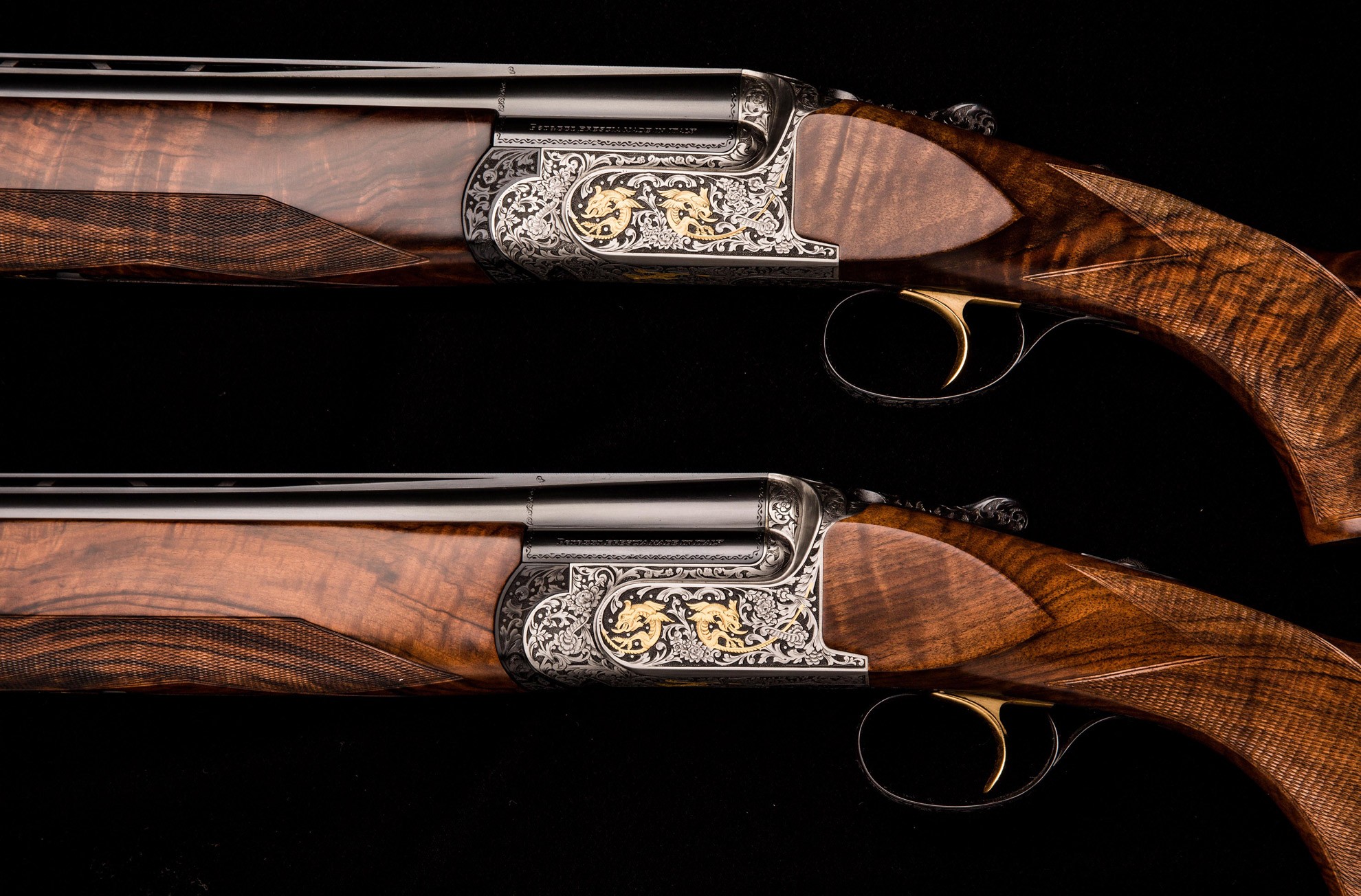 Perazzi Pair of MX12 SCO/O Gold 12g/20g Two Barrel Sets